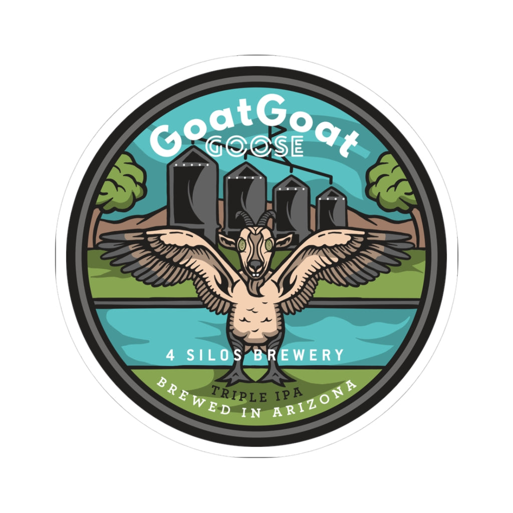 GoatGoat Goose Beer Logo Sticker
