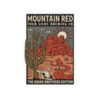 Mountain Red Sticker — Four Silos Brewery x The Kruse Brothers
