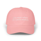 I'm Nicer When It's Patio Season Embroidered Hat