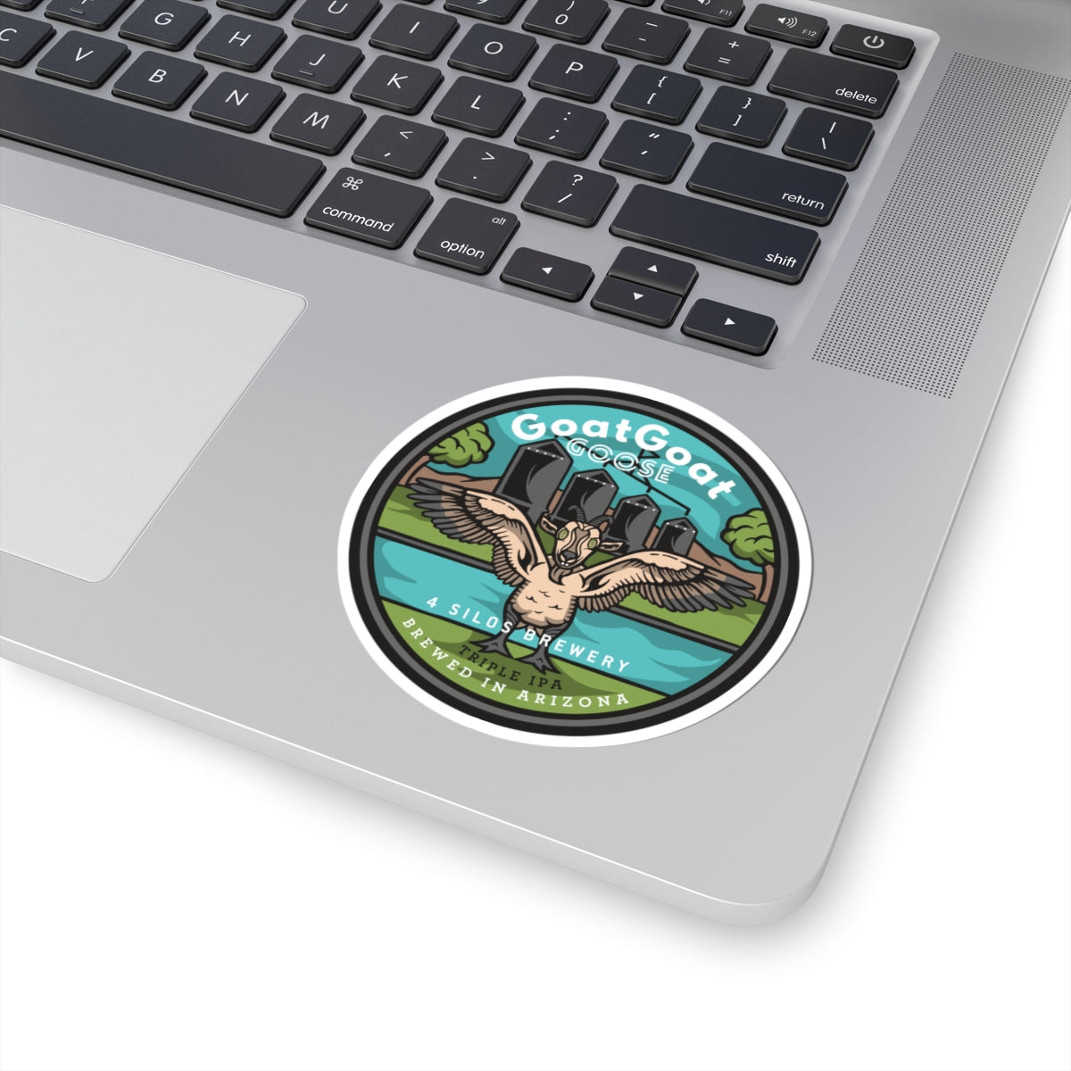 GoatGoat Goose Beer Logo Sticker