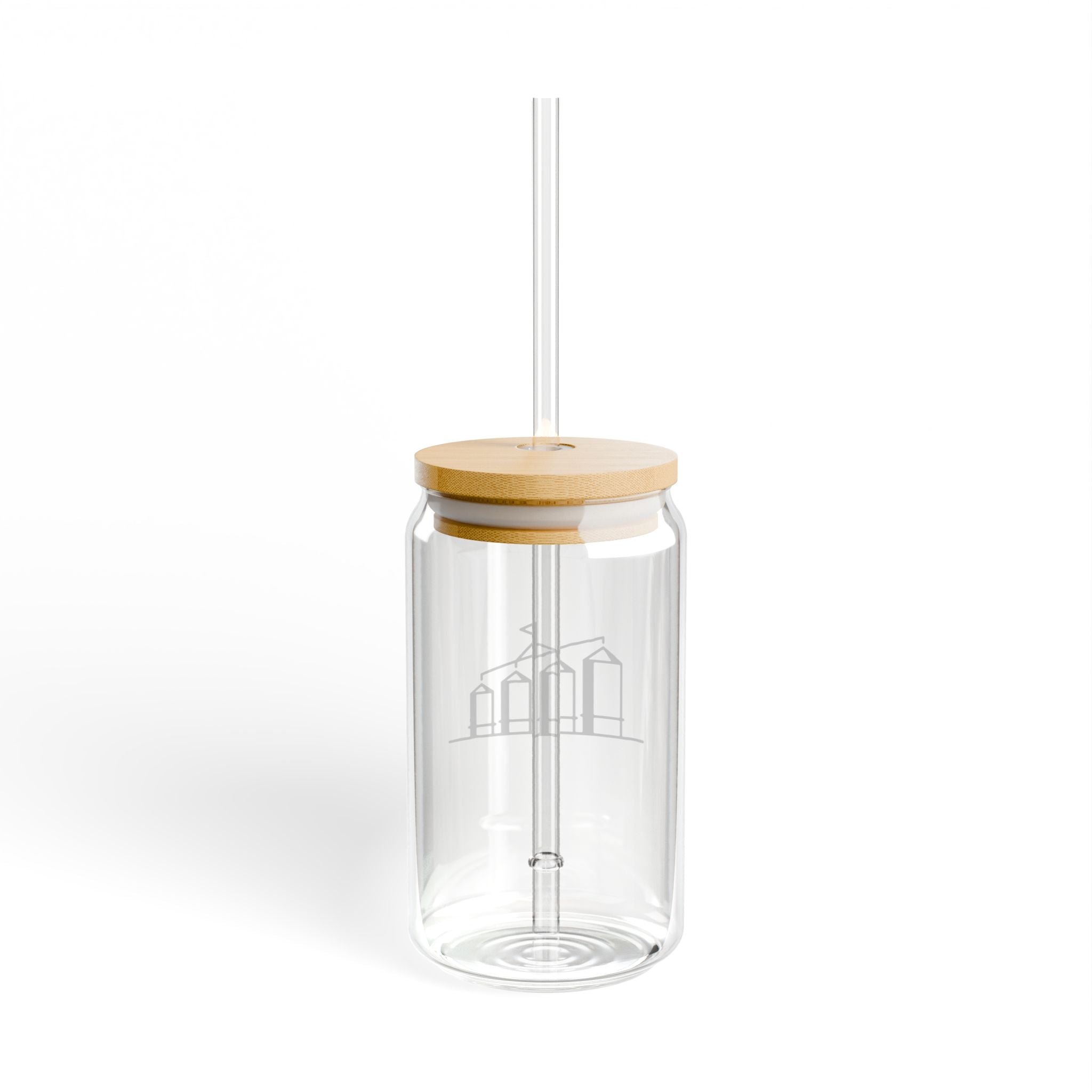 Four Silos Iced Coffee Glass