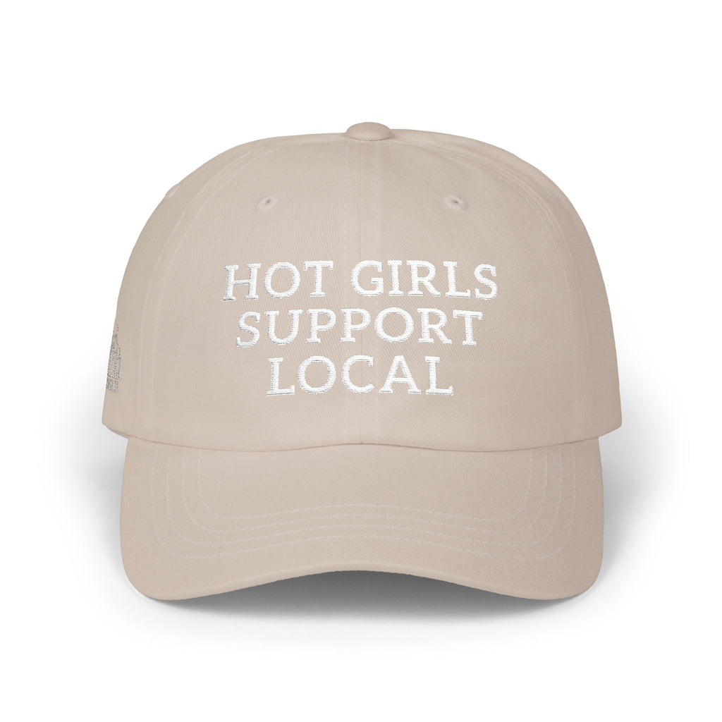 Hot Girls Support Local Embroidered Hat