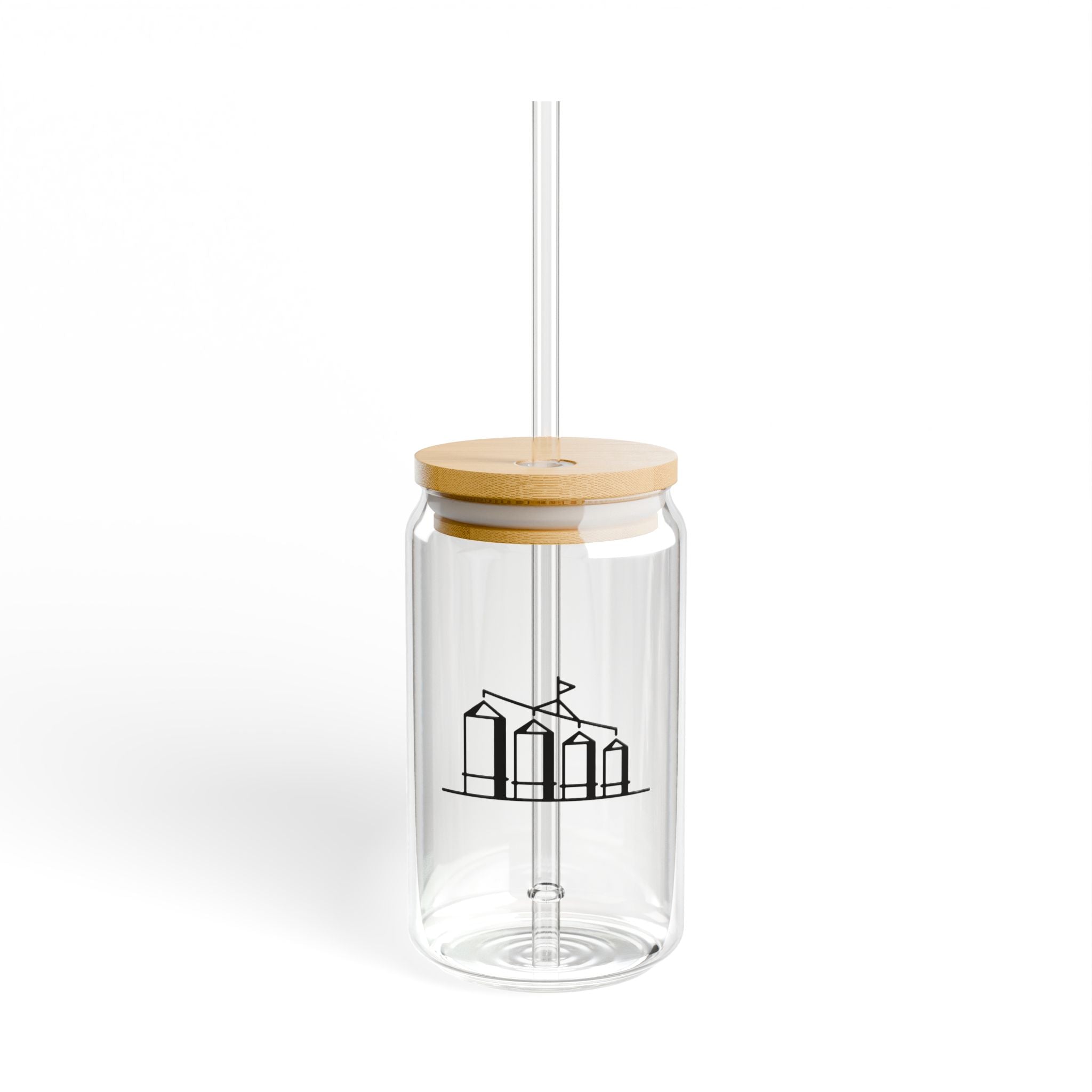 Four Silos Iced Coffee Glass
