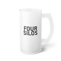 Four Silos Frosted Glass Beer Mug