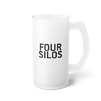 Four Silos Frosted Glass Beer Mug