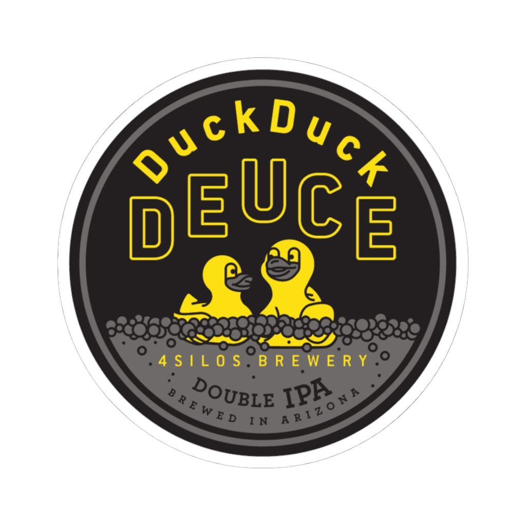 DuckDuck Deuce Beer Logo Sticker