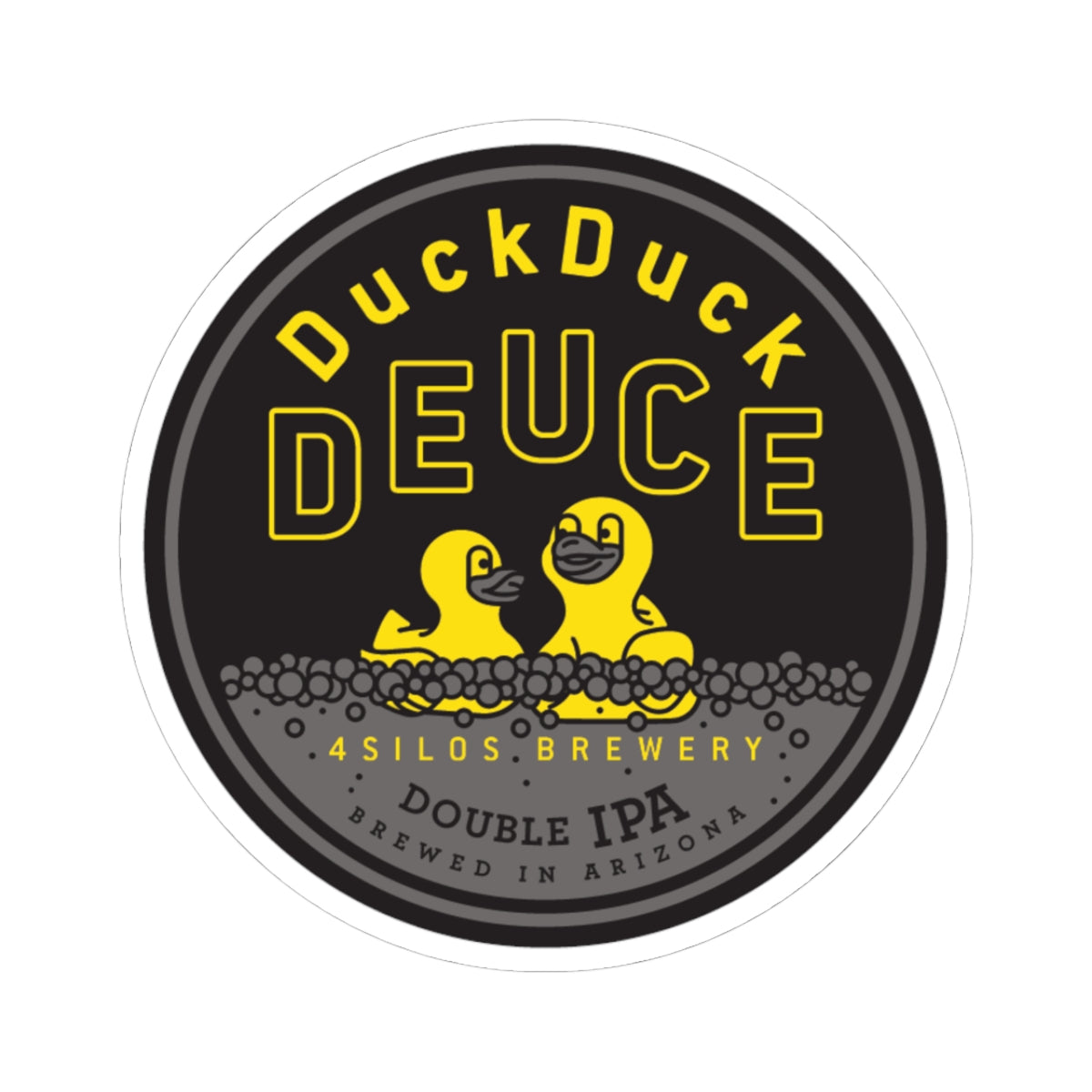 DuckDuck Deuce Beer Logo Sticker