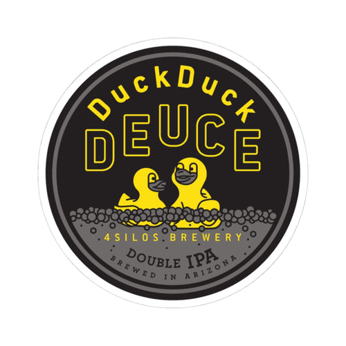DuckDuck Deuce Beer Logo Sticker