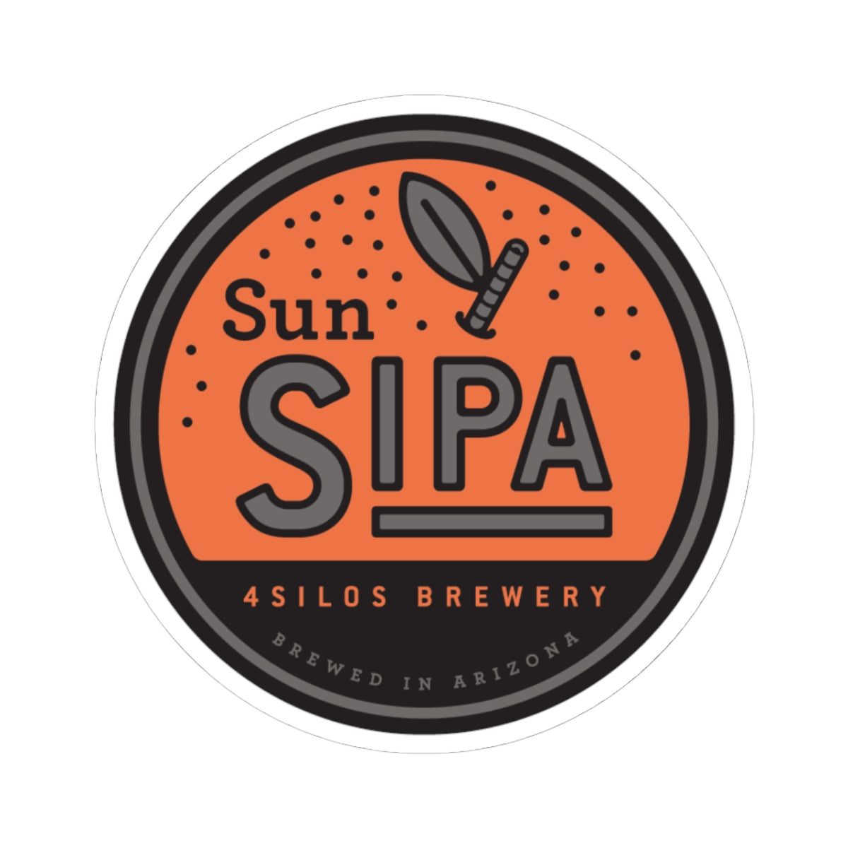 Sun Sipa Beer Logo Sticker