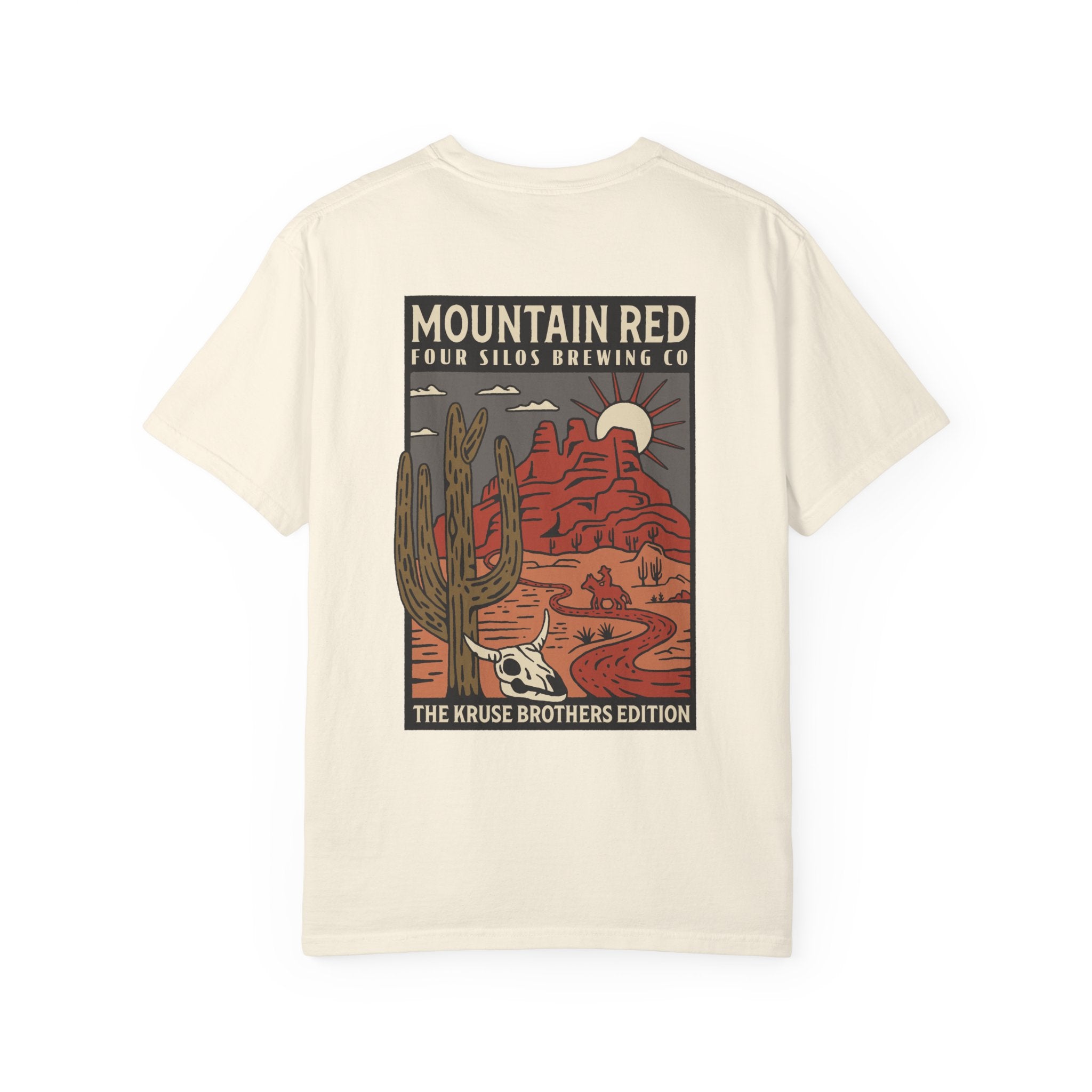 Mountain Red Tee — Four Silos Brewery x The Kruse Brothers