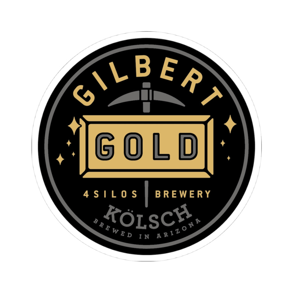 Gilbert Gold Beer Logo Sticker