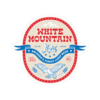 White Mountain Beer Logo Sticker