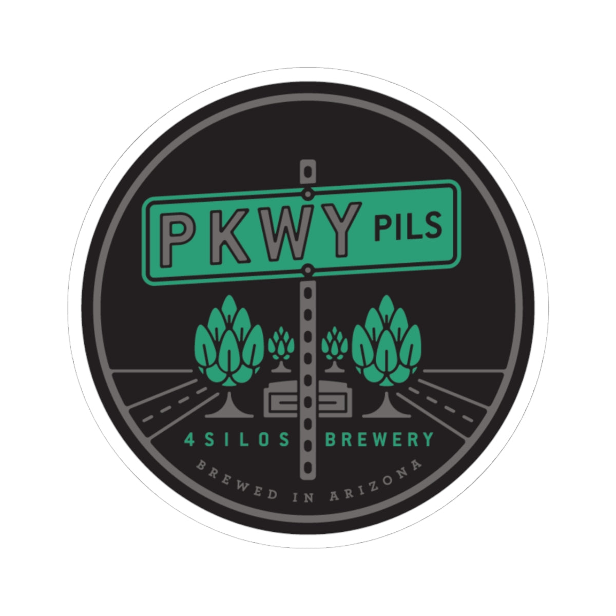 Pkwy Pils Beer Logo Sticker