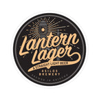 Lantern Lager Beer Logo Sticker